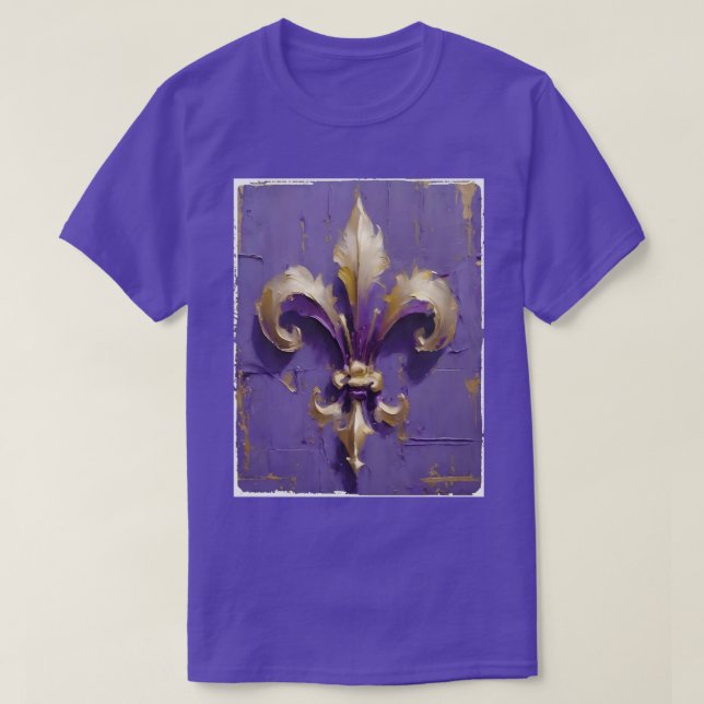 Lilie Mardi Gras T - Shirt (Design vorne)