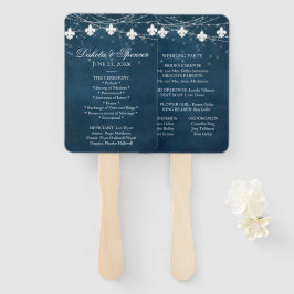 Lilie Navy Blue Lights | Rustikales Programm Fächer