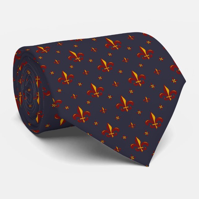 Lilie Neck Tie Krawatte (Gerollt)