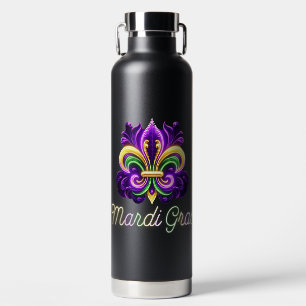 Lilie Neon Mardi Gras Trinkflasche
