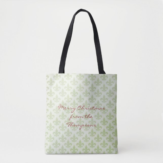 Lilie Pattern Editable Tote Bag Tasche (Vorderseite)