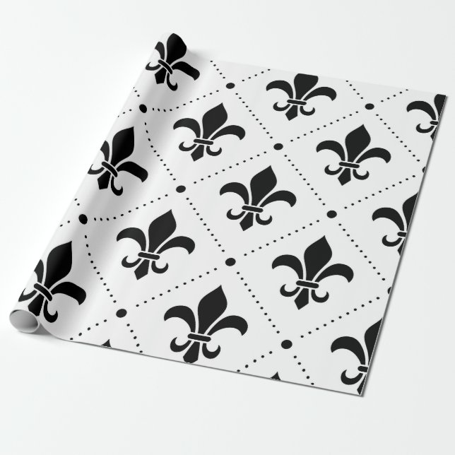 Lilie Pattern Geschenkpapier (Ungerollt)