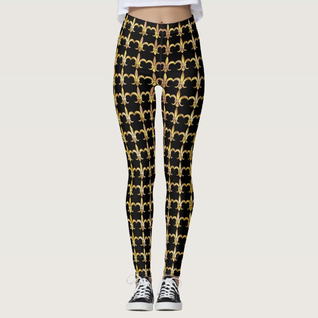 Lilie Pop Mode Leggings (Vorderseite)
