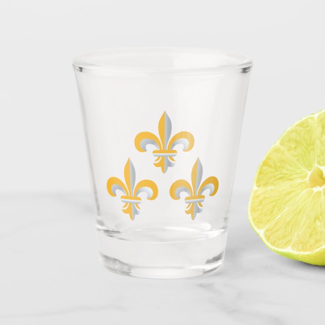 Lilie Schnapsglas (Vorderseite)