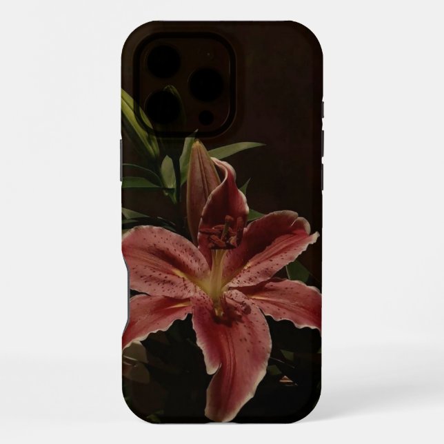 Lilie schön iPhone 16 pro max hülle (Rückseite)