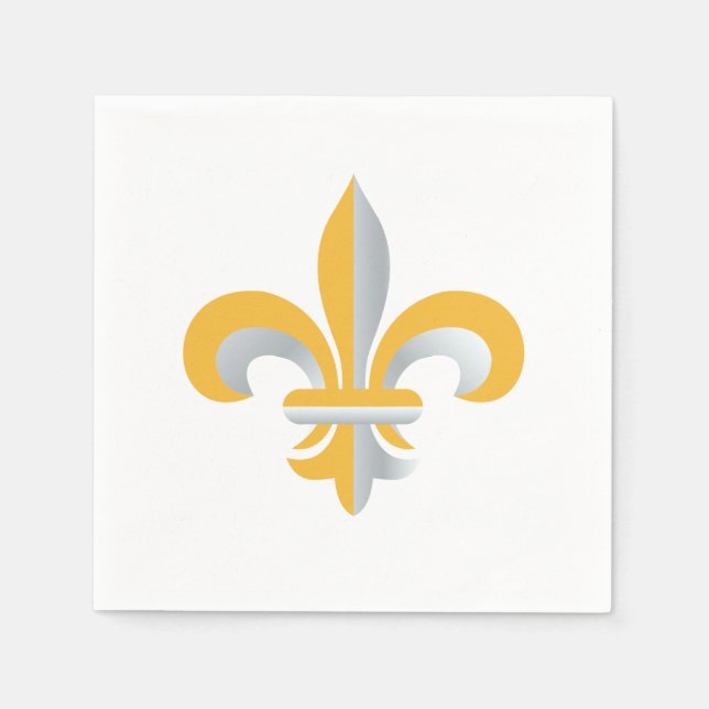 Lilie Serviette (Vorderseite)