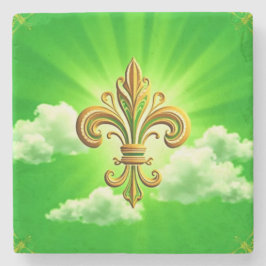 Lilie St. Patricks Day Steinuntersetzer