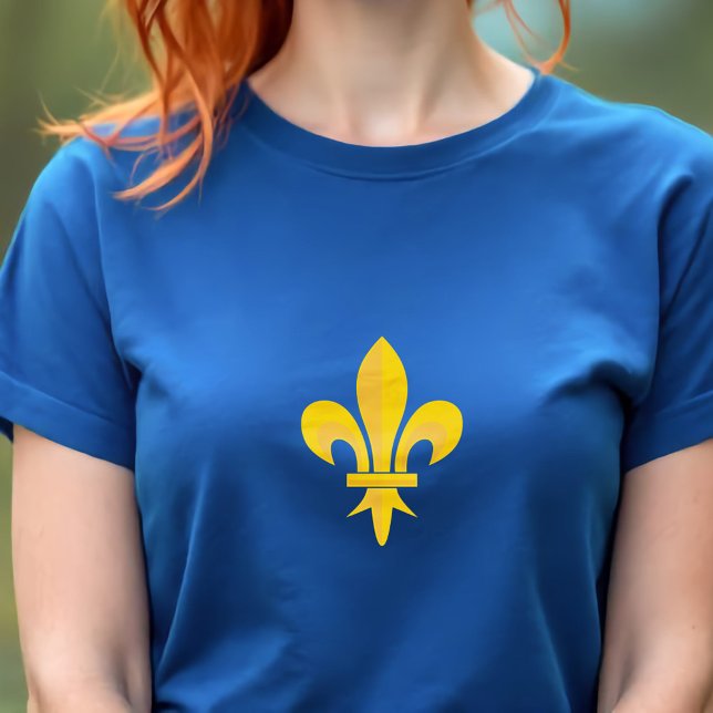 Lilie T - Shirt der Frauen (Fleur de Lis Women's T-Shirt)