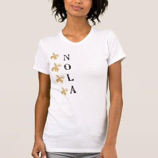 Lilie vertikales T-Shirt NOLA Vtg