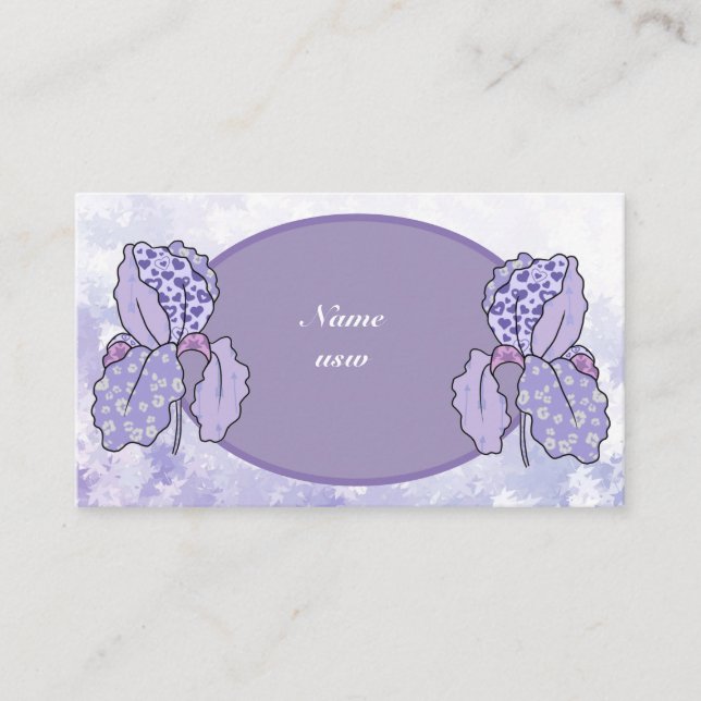 Lilie visitenkarte (Vorderseite)