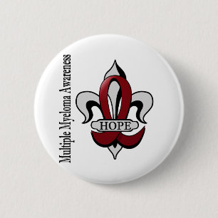 Liliemehrfacher Myeloma-Hoffnung Button