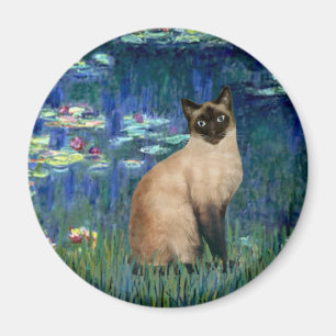 Lilien 5 - Seal Point Siamese Katze Magnet