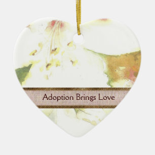 Lilien-Adoptions-Verzierung Keramikornament