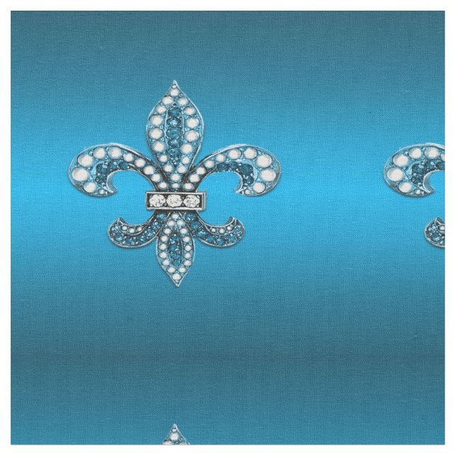 Lilien-Blau-Satin Stoff (Nahaufnahme)