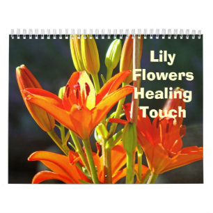 Lilien Blumen Heilende Berührung Kalender Floral
