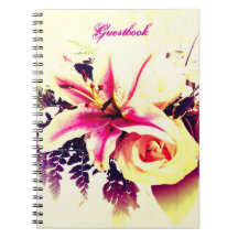 Lilien-Blumenstrauß - Wedding/BrautpartyGuestbook