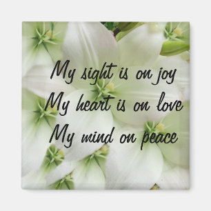 Lilien der Liebe_ Magnet