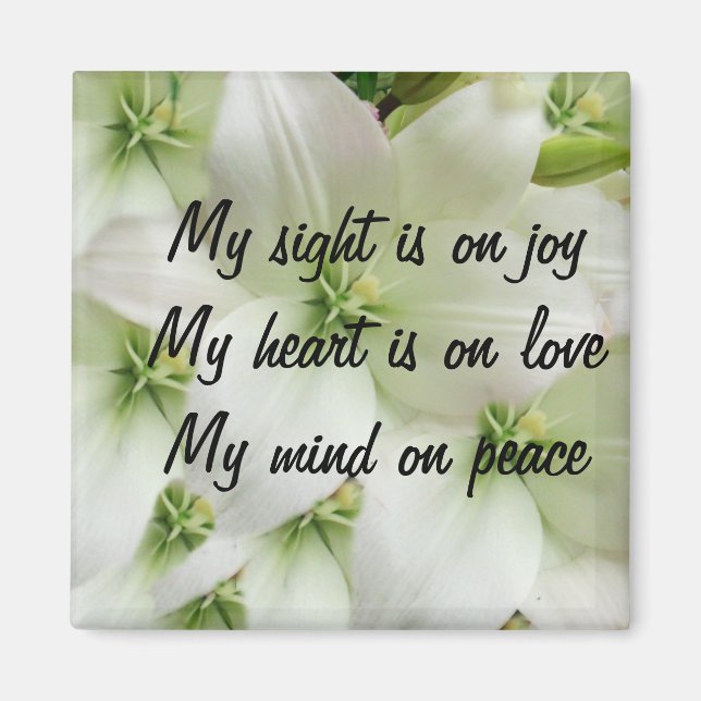 Lilien der Liebe_ Magnet (Vorne)