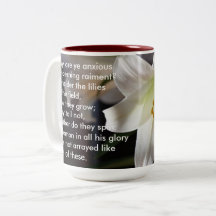 Lilien des Feldes - Tasse