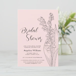 Lilien des Tals Bridal Dusche Einladung