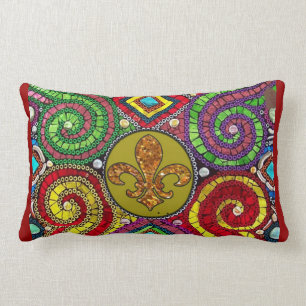 Lilien-Flor New Orleans Throw Kissen