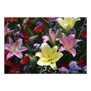 Lilien Fotodruck