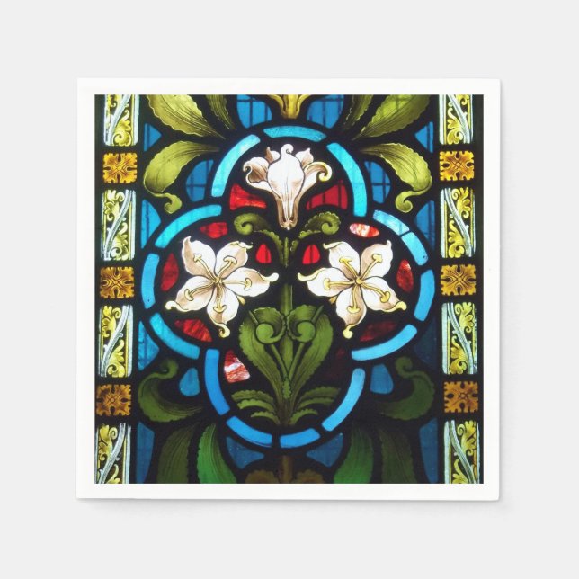Lilien Glass StColumb Minor Cornwall Serviette (Vorderseite)