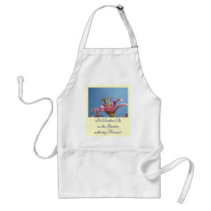 LILIEN Ich wäre lieber im Garten! Aprongeschenke Schürze
