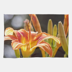 Lilien in der Sonne Geschirrtuch