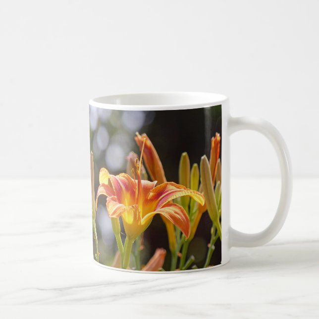 Lilien in der Sonne Kaffeetasse (Rechts)