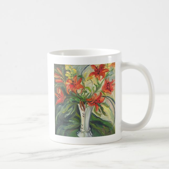 Lilien Kaffeetasse (Rechts)