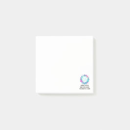 *~* Lilien-Lotos-Om OM-Symbolmandala-Wasser Post-it Klebezettel