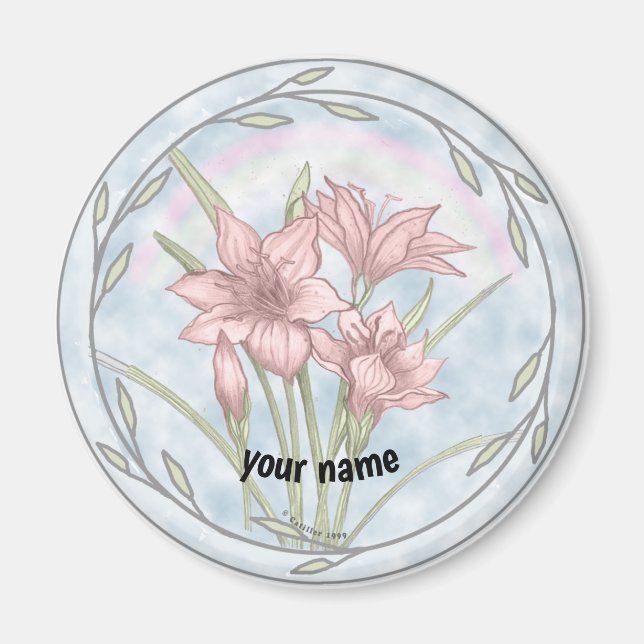 Lilien   magnet (Vorne)