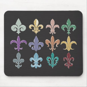 Lilien-Mausunterlage Mousepad