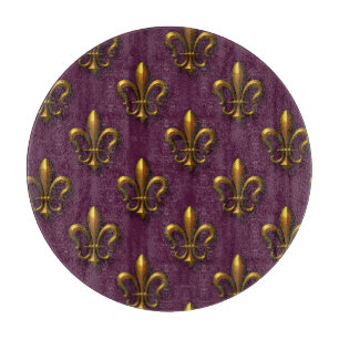 Lilien-Muster Schneidebrett