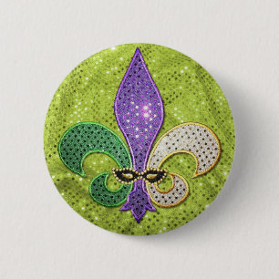 Lilien-New- Orleansjuwel-Schein Button