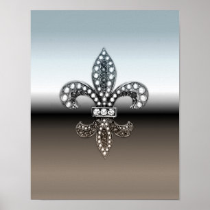 Lilien-New- Orleansplakat-Juwel-Schein Poster