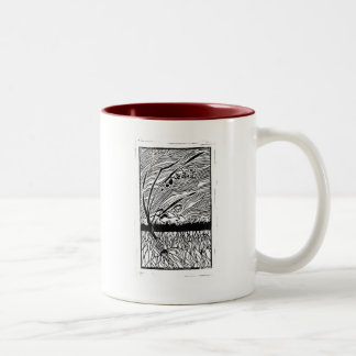 Lilien, ", sobald Sie eine Entscheidung treffen, Zweifarbige Tasse
