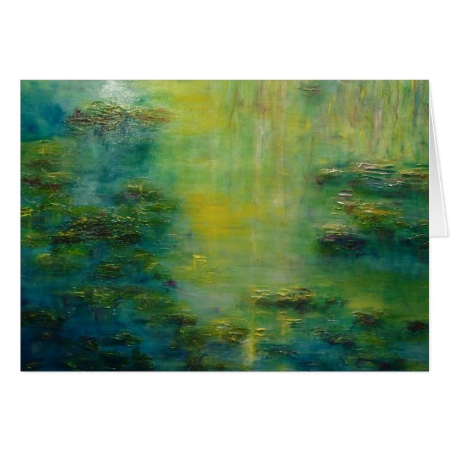 Lilien-Teich-Tribut zu Monet (Vorderseite (Horizontal))