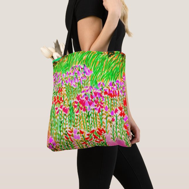 Lilien überall Tote Tasche (Von Nahem)
