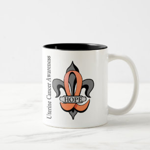 Lilien-uterine Krebs-Hoffnung Zweifarbige Tasse