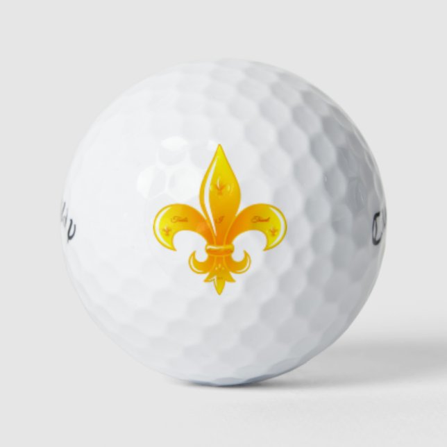 Lilien zu den Wanderwegen Golfball (Vorderseite)