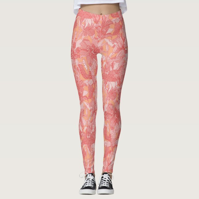 Lilienapricot Leggings (Vorderseite)