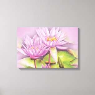 Lilienblumen Blütenblütenblüte Leinwand Langdruck