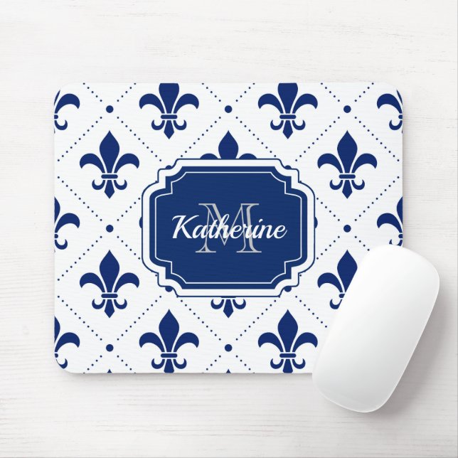 Lilienmuster Mousepad (Mit Mouse)