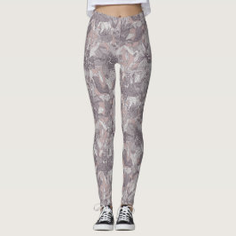 Lilienöl-Rose Leggings