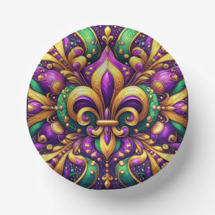 Lilienzepter Mardi Gras Pappteller