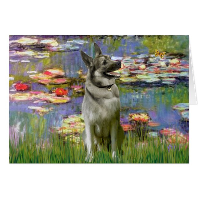 Lilies 2 - Norwegischer Elkhound (Vorderseite (Horizontal))