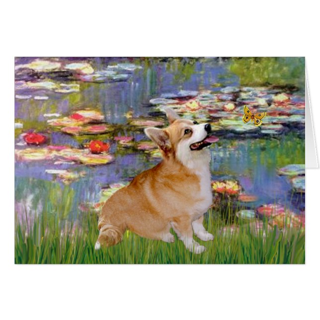 Lilies 2 - Pembroke Welsh Corgi 7B (Vorderseite (Horizontal))