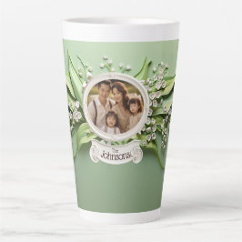Lilies of the tal Personalisiertes Familienunterne Milchtasse